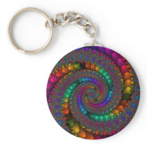 Fractal 144-2 keychain