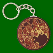 Fractal 1 ver. 1 keychains