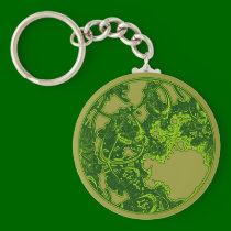 Fractal 1 ver. 3 keychains