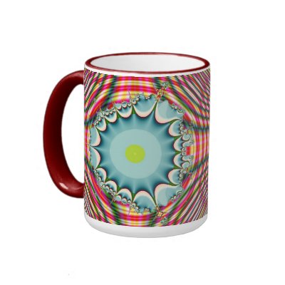 Fractal 414 coffee mug by KiDAcE