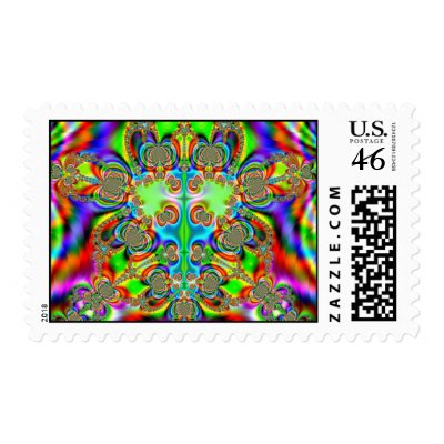 Fractal 970 postage stamps by KiDAcE