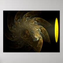 Fractal aclarado poster