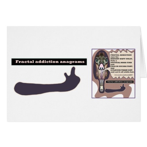 fractal addiction anagrams card # 14