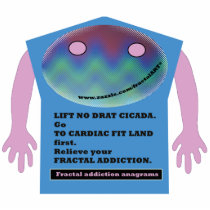 fractal addiction anagrams sculpture # 4 photo cutout