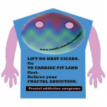 fractal addiction anagrams sculpture # 4 photo cutout