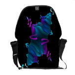 Fractal Alien Space Station Messenger Bag