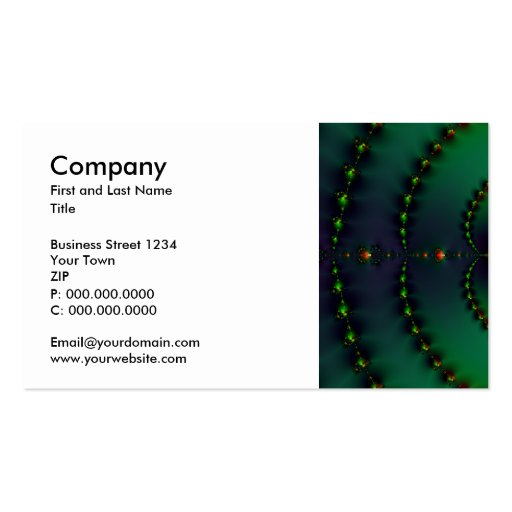 Fractal Art 011 EML Business Card Templates
