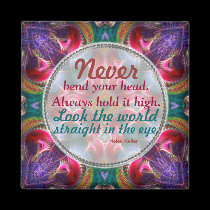 Fractal Art Fantasy Motivational Quote Magnet
