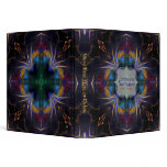 Fractal Art Feathers Album Folder Binder