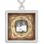 Fractal Art Framed Photo Custom Jewelry