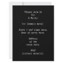 Fractal art in Black and Gray. Invite