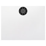 Fractal art in Black and Gray. Letterhead Design
