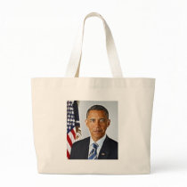 Fractal Art, Official Portrait Barack Obama bags