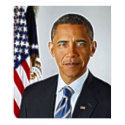 Fractal Art, Official Portrait Barack Obama posters