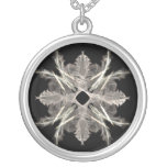 Fractal Art Snowflake Pendant