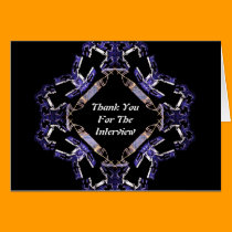Fractal Art Snowflake with Ribbon Center Frame cards