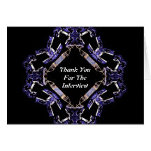 Fractal Art Snowflake with Ribbon Center Frame Card