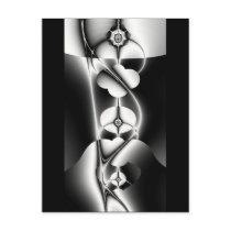 Fractal Art - Stacked Fiction Post Cards
