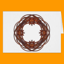Fractal Art Wreath/Frame cards