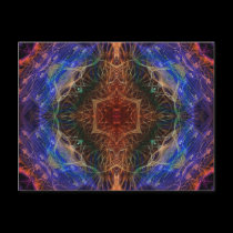 Fractal Arts #4H Postcard by webgrrl Fractal Arts #4H Postcard