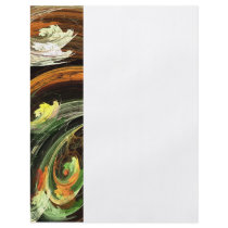 Fractal - Autumn Leaves Swirling Wind flyers
