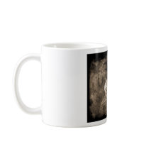 Fractal Background 3D Mermaid Brown Negative Mug