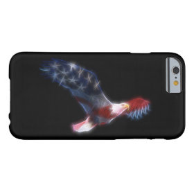 Fractal Bald Eagle Flag Patriotic iPhone 6 Case