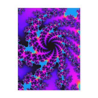 Fractal beauty postcard