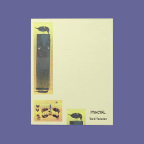 Fractal bird fancier notepads