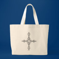 Fractal Black and White Cross bags
