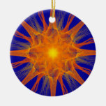 Fractal Blazing Star Ornament