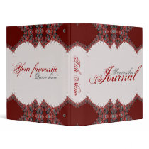 Fractal Borders Avery Binder by Paperstation Fractal Borders Avery Binder