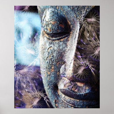 Fractal Buddha Poster print