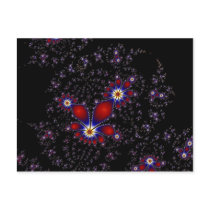Fractal Burst postcards