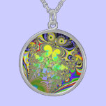 Fractal Butterfly Bouquet necklaces