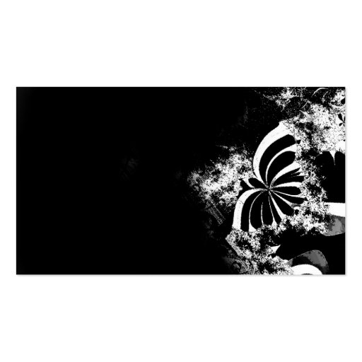 Fractal butterfly business card