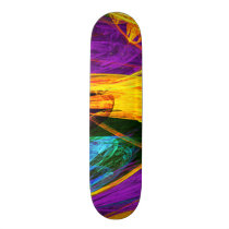 Fractal - Butterfly Wing Closeup skateboards