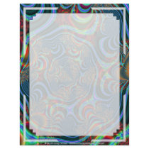 Fractal C~08 Custom Letterhead 03 - 8.5" x 11"