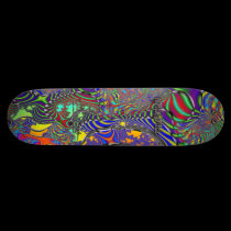 Fractal C~13 Sick Stick Pro Skateboard Deck by Madfrax Fractal C~13 Sick Stick Pro Skateboard Deck