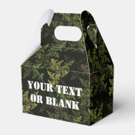 Fractal Camouflage Party Favor Boxes