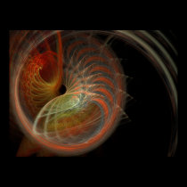 Fractal Candy Poster posters