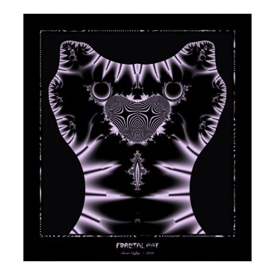 Fractal Cat Poster by Susan