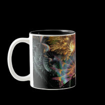 Fractal Chakra Wings Spirituality Mug mugs