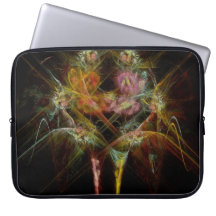Fractal - Christ - Angels Embrace Laptop Computer Sleeve