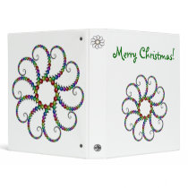 Fractal Christmas Ornaments binders