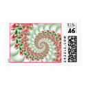 Fractal Christmas postage by niagaragirl Fractal Christmas postage