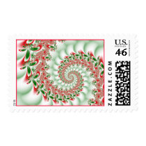 Fractal Christmas postage