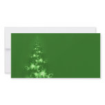 Fractal Christmas tree Personalized Photo Card