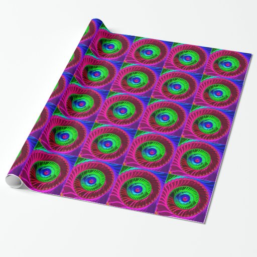 Fractal Chromatic 4 Wrapping Paper Zazzle