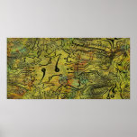 Fractal Circuit Board Posters